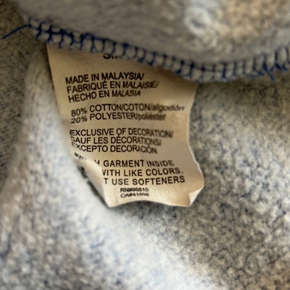 Under Armour Blue Small Hooded Pullover Sweatshirt - Picture 8 of 8